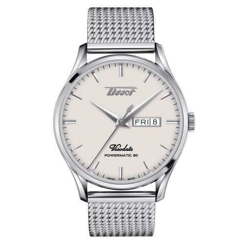 Tissot Visodate Powermatic 80 Stainless Steel / Silver / Bracelet